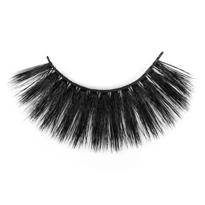 China Widely Used Natural Long Strip Faux Mink Fur Clear Eyelash China Manufacturer for sale