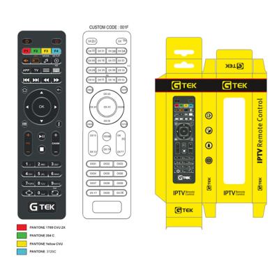 China OEM ODM Gtek Remote Control MAG 254 Remote Control IPTV Remote Control For Canada Market for sale