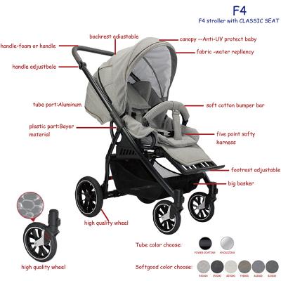 China Turnable Good Quality And Cheap Price Light Weight And Easy Fold Strollers for sale