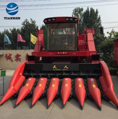 China Agricultural Machinery TIANREN 3 - 7 Rows Self Propelled Corn Harvester For Sale for sale