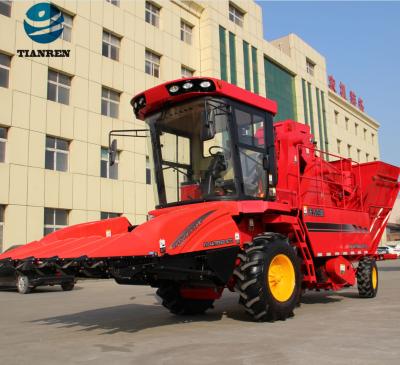 China Self-propelled Agricultural Machinery TIANREN 4 Row Small Corn Harvester GOLD SUPPLIER CE CERTIFICATION for sale