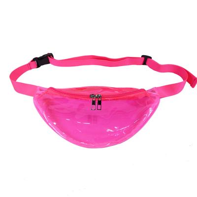 China Customizable Waterproof Cute Transparent Fanny Pack Waist Bag Unisex Clear Water Proof Wholesale PVC Waist Bag for sale