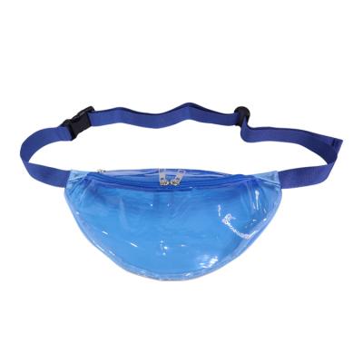 China Water Proof PVC Fanny Pack Fanny Pack Sports Trunk Bag Light Transparent Waterproof Leisure Can Be Customized Unisex Fanny Pack for sale