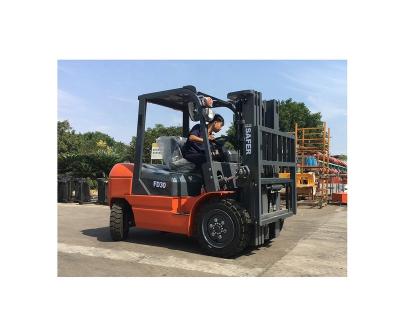 China 2ton Diesel Forklift With Yammer Engine CE Powered Pallet Truck 2stage /3stage for sale