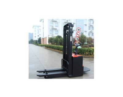 China Omft Stand On Type Electric Powered Pallet Stacker Full Electric Pallet Stacker 1.5 T 1.5 Ton With AC System for sale