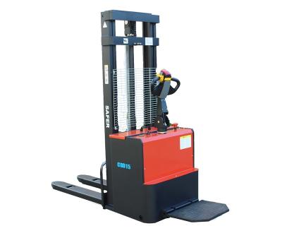 China Apilador De Manejo Manual Y Levante Electrico 1.5ton Forklift Electric Pallet Stacker 1.5ton Electric Stacker for sale