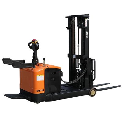 China 1500 kg electric reach truck standing type ( lifting height from 3 m to 7.5m) for sale