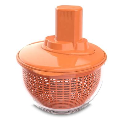 China Full Sustainable Plastic Copper Manual Electric Vegetable Salad Spinner 4L Salad Spinner Salad Spinner Kitchen Type Chopper Spinner for sale