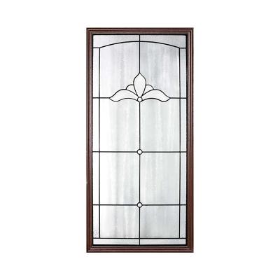 China Modern Gardens Wooden Door Tempered Window Glass Laminated Flower Pattern Frosted Construction Art Decorative Glass for sale