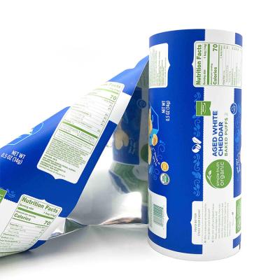 China BIODEGRADABLE food packaging laminated roll film/customized printed plastic film roll film/foil foil for food packaging for sale