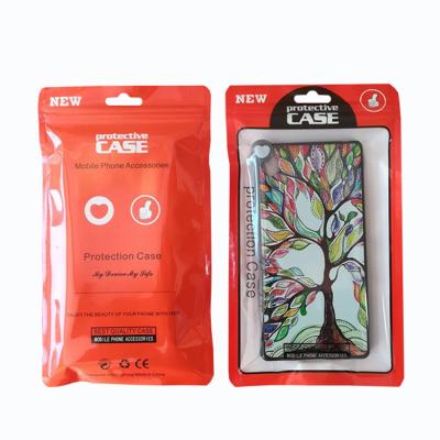 China BIODEGRADABLE Custom Print Smell Proof Accessories Stand Up Plastic Pouch Phone Case Packaging With Zipper Mylar Bags for sale