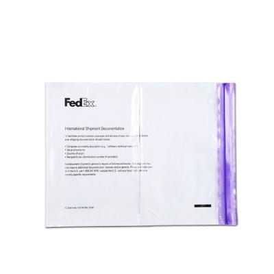 China Waterproof FedEx Zip Lock Air Waybill Envelope for sale