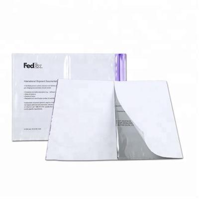 China Good Quality Waterproof Fedex Packing List Envelope With Adhesive Tape P001 for sale