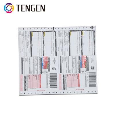 China paper & Carton High Capacity Hd Print Cargo Barcode Express Tracking Waybill Printing for sale