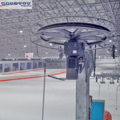 China Outdoor Indoor Ski Park Lift T Bar Lifts Use In Indoor Ski Area For Good Skier Transport Big Power Chinese Manufacturer You Brand for sale