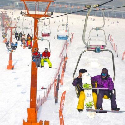 China Theme Park Ropeway Chairlift with Two Double Seats One Chair in Ski Resort for sale