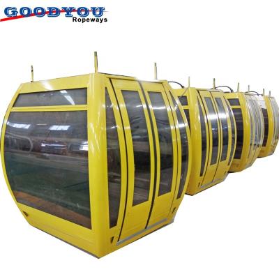 China Outdoor Playground Ropeway Cable Car Cabin Toursim Cable Car 6 Seats For Six Person for sale