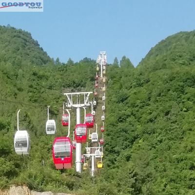 China Cable Car Gondola Lift Two People Cabin Ropeway Fixed Handle 300pph for sale