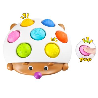 China Eco-Friendly Hedgehog Push Noise Toy Gift for Kids Baby Adults Autism Relaxation Bubble Popper Infant Sensory Toys for sale