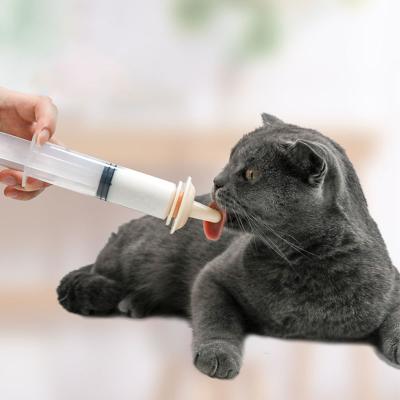 China Mini Pet Feeding Bottle and Viable Syringes with Nipples for Small Cat Dog Animals Injector for sale