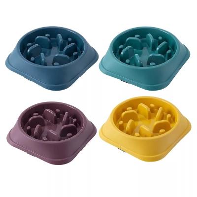 China Viable Slow Feeder Small Dog Bowls Non Slip Interactive Puzzle Bowl Feeder Swell Pointer Anti-Clog Bowl for sale