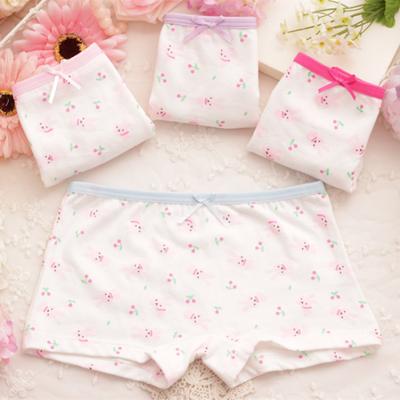 China Breathable In Running Children Wears Cartoon Cotton Shorts Kids Girls Underwear Kids Boxer Briefs for sale