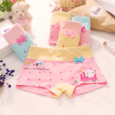 China Breathable Hot Selling Cute Girls Underwear Cartoon Cotton Kid Panties Character Kid Shorts Pants for sale