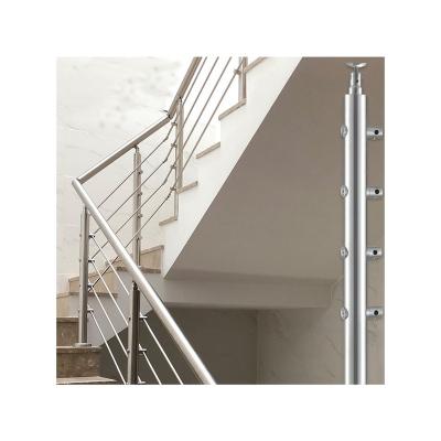 China Modern Top Selling Stainless Steel Balusters Staircase Balcony Railing Stair Railing Indoor Outdoor for sale