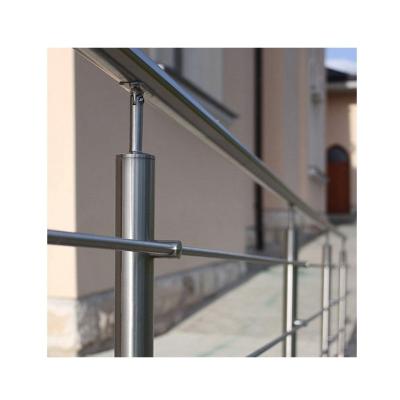 China Modern Wholesale Baluster Columns Balcony Railings Stainless Steel Railings Outdoor Fence Railing for sale