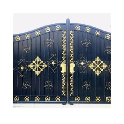 China Crafting Skillful Design Iron Door Wrought Iron Heat Insulation Fancy Doors For Homes for sale