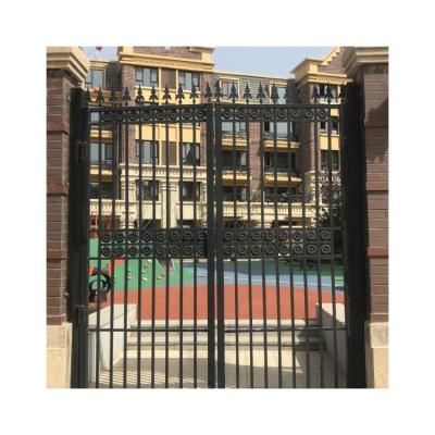 China Best heat insulation wrought iron driveway gate standard iron gate for villa for sale