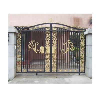 China Latest Modern Products Wrought Iron Door Heat Insulation Wrought Iron Door for sale