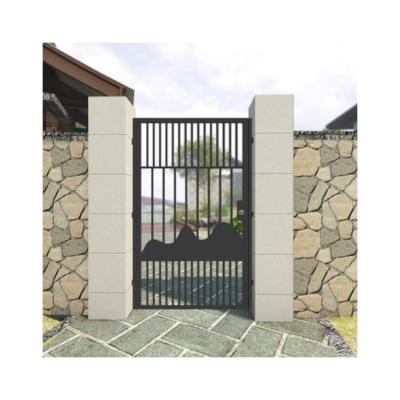 China Latest Villa Iron Heat Insulation Wrought Iron Gate Wall Gate Fancy Design for sale