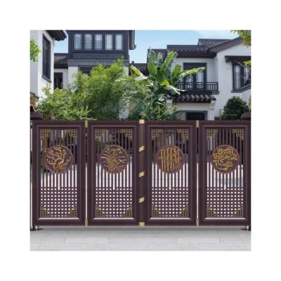 China Art Door Villa Courtyard Aluminum Aluminum Art Door Heat Insulation Appearance for sale