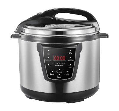 China Commercial Household 12L 1600W Electric Pressure Cooker , 7 In 1 Multi Cooker With GCC Gmark Certificate for sale