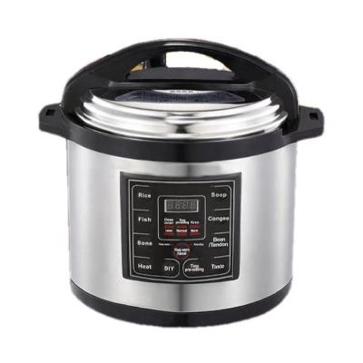 China Stainless Steel 12L Multifunctional Smart Commercial Power Aluminum Indoor Electric Pressure Cooker for sale