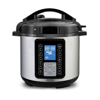 China LED Display 5L 6L12-in-1 6 Quart Electric Pressure Cooker With Programmable Pressure Cooker Slow Cooker With Multifunctional for sale