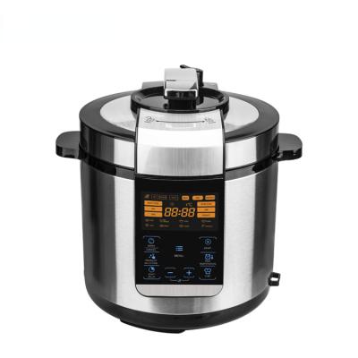 China 6L Digital Programmable Multifunctional Universal Aluminum Inner Pot Sale Stainless Steel Electric Pressure Cooker Hotel for sale