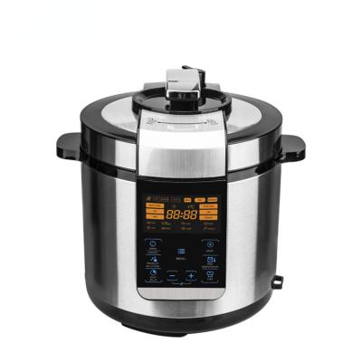 China Sale OEM Stainless Steel Electric Pressure Cooker Hotel Multifunctional Digital Programmable Universal Aluminum Inner Pot 6L for sale