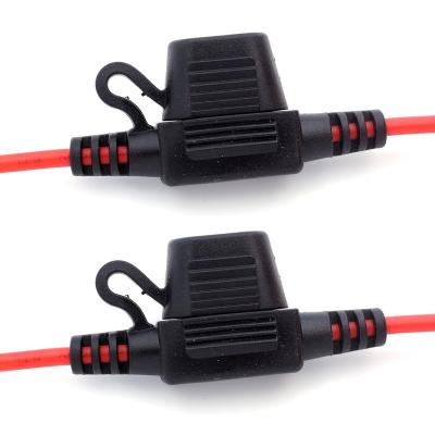 China Plastic+Metal Type Customized Cable IP56 Low Profile Waterproof Micro Blade Fuse Holder For Car Automobile for sale