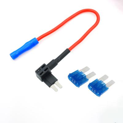 China 1A to A.W.G. Wholesale Inline 32V Automotive Fuse Holder 150MM ACZ Mini Car Blade Fuse Tap 20A Factory Circuit 16 for sale