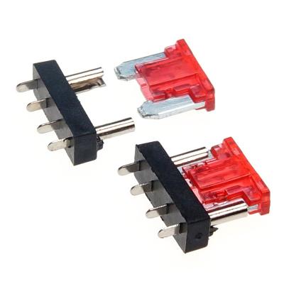 China Low Pressure Short Auto Mini Car Fuse Holder Pcb Panel Installation Fuse Holder for sale