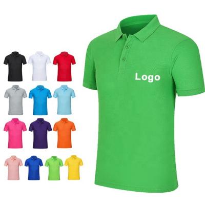 China Anti-Wrinkle Sublimation White Polyester Golf T-Shirts Fine Custom Print T-shirt Men's Polo Shirts For Men Logo Polo Shirts Plus Size for sale