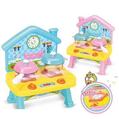 China Eco-friendly Material Kids Cooking Play Fruit Toy Cook Kitchens Sets Pretend Play Kitchen Toys for sale