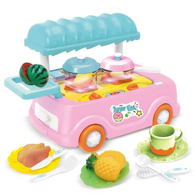 China Eco - Friendly Material Kids Plastic Cooking Toys Pretend Pla Kitchen Toy Sets For Educational for sale