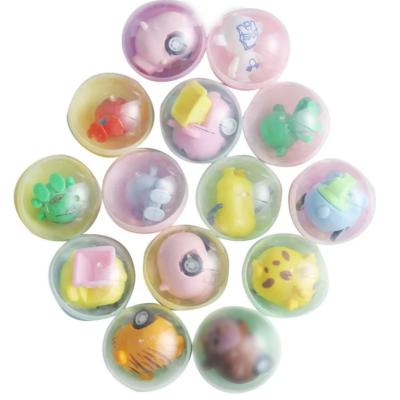 China Eco-friendly Material Surprise QX45 Egg Capsule Toys Bulk Egg Vending Machine Plastic Capsule Toy for sale