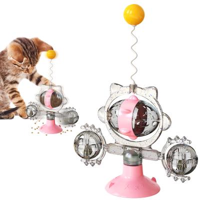 China Manufacturer Wholesale Funny Pet Training Tool Stocked Interactive Rolling Cat Ball Toys for sale