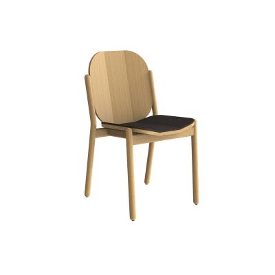 China Designer Dining Room Furniture Bentwood Plywood Oakwood Adjustable Living Room Restaurant Nordic Adjustable Armless Soft Shell Chair Protective (Waist) Upholstery for sale