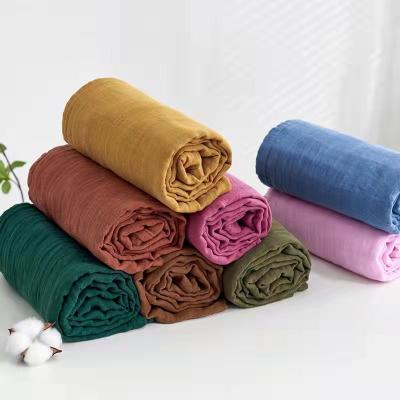 China Cooling Blankets Baby Bibs Cotton Muslin Wraps 100% High Quality Bamboo Blankets With Cheap Price for sale