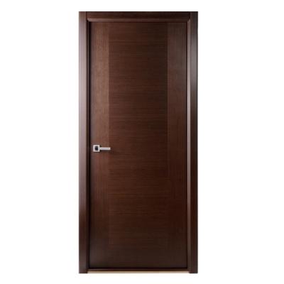 China DO-003 Wooden Swing Walnut Color Hotel Door for sale